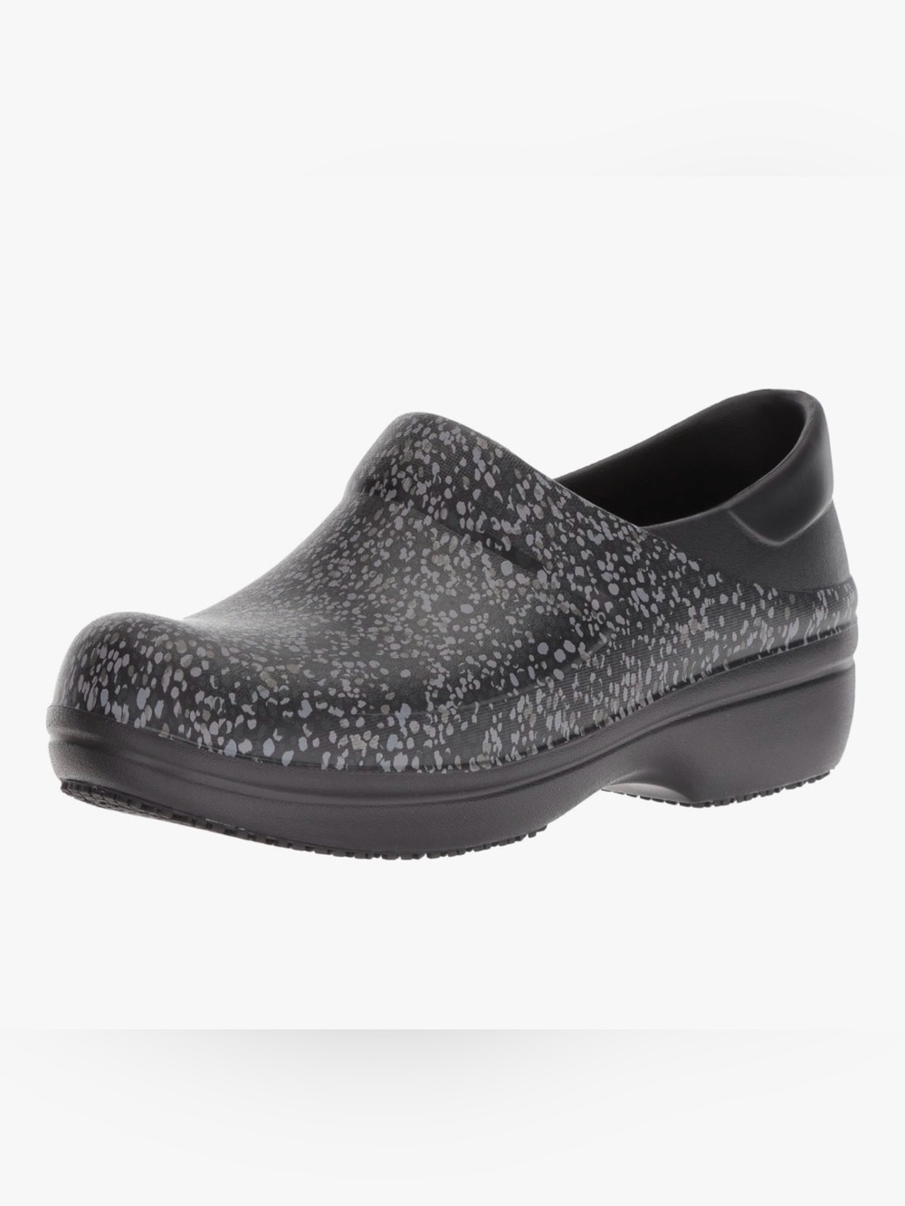 Crocs Women's Neria Pro II Work Clogs Black/Dots Size 9M